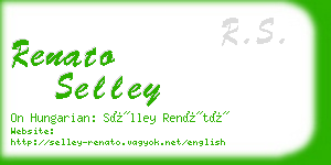 renato selley business card